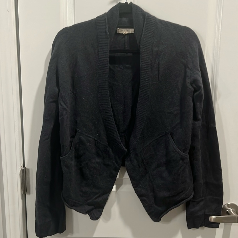 Gray Inhabit Cashmere Cardigan